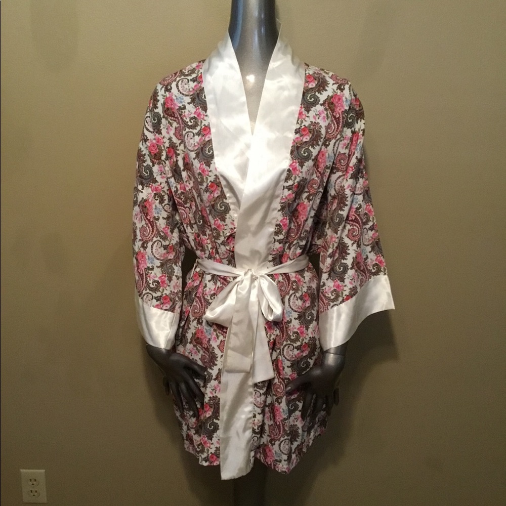 Vintage Victoria's Secret floral paisley robes